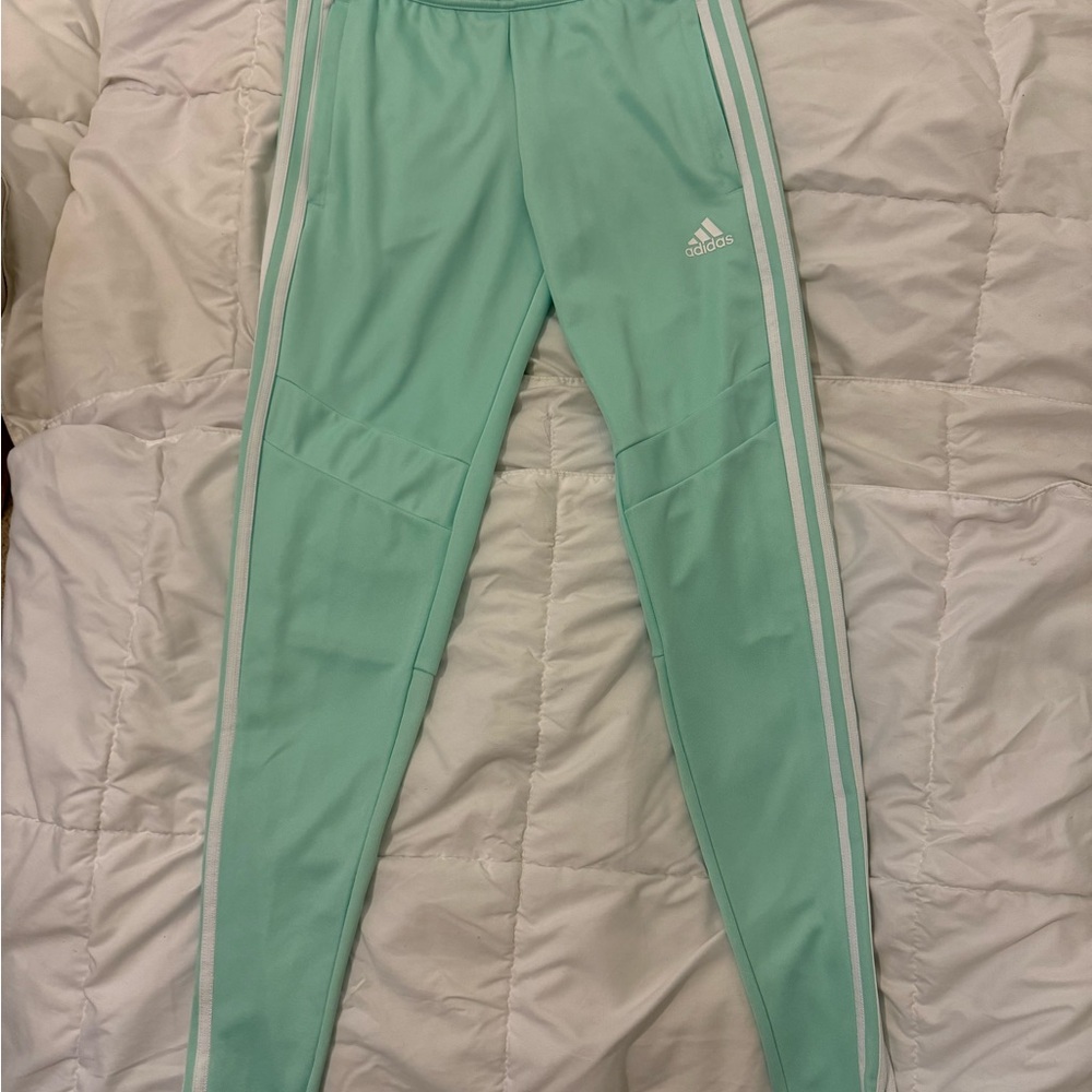 Adidas Women's Mint Green Track Pants